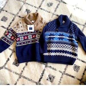 Janie and Jack sweaters 6-12 months